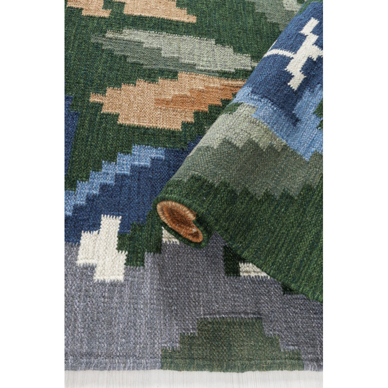 Decoda Floral Wool Hand Woven Area Rug, Rectangle 160 x 230cm