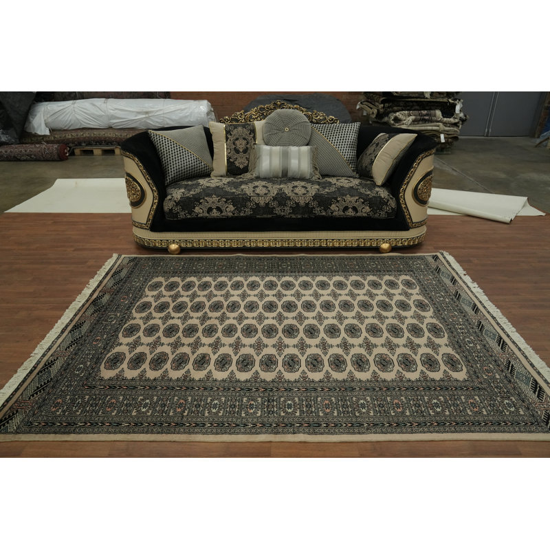 Tapis oriental beige exquis 6x9