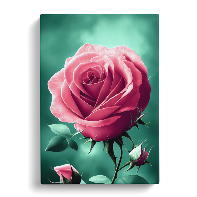 Rose Traditional Vol.3 - Wrapped Canvas, 50cm H x 35cm W x 3cm D