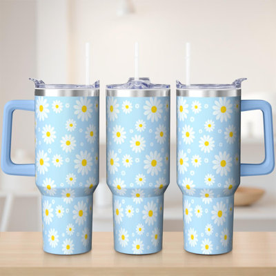 40 oz Tumbler  with Lid and Straw  Stainless steel  Insulated tumblers