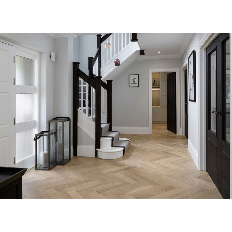 Oak 12.5cm W Hardwood Flooring, Oak Brushed Oiled