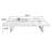 Nut-brown Solid Wood Rectangular Coffee Table-1945085440
