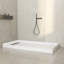Base de douche rectangulaire avec ensemble de drain et couvercle de drain l 60 po x P 32 po-111287546