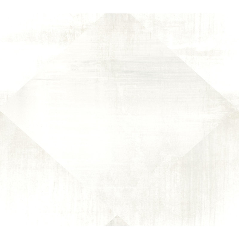 In Clay Geometric Wallpaper Double Roll, White Pearl