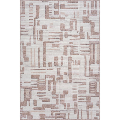 Tapis à motif abstrait Sylara