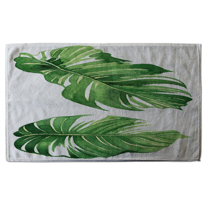 Cotton Floral Waffle Kitchen Towel