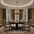 Dimitri 6-Light Brown Antler Chandelier