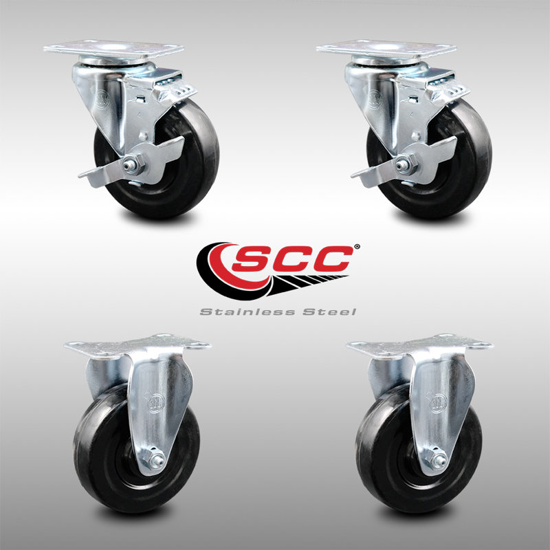 Hard Rubber Caster
