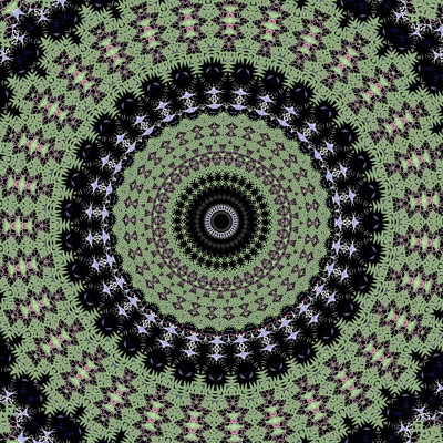 Boho sauge mandala