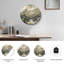 «Mountain Castle», horloge murale en verre-1760139414