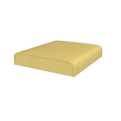  Coussin de chaise de salle à manger Sunbrella, coussins de chaise intérieure / extérieure en mousse haute densité, résistant à l'eau, aux rayons UV et à la décoloration pour meubles et chaises de patio (Dupione maïs, 22 x 20 x 4)