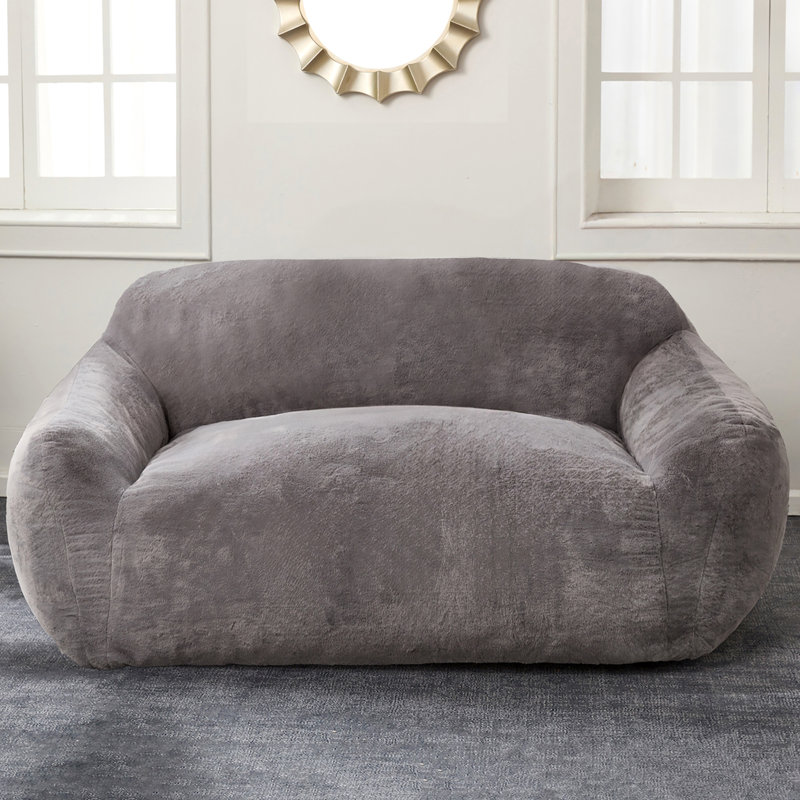 Pouf fauteuil, Gris