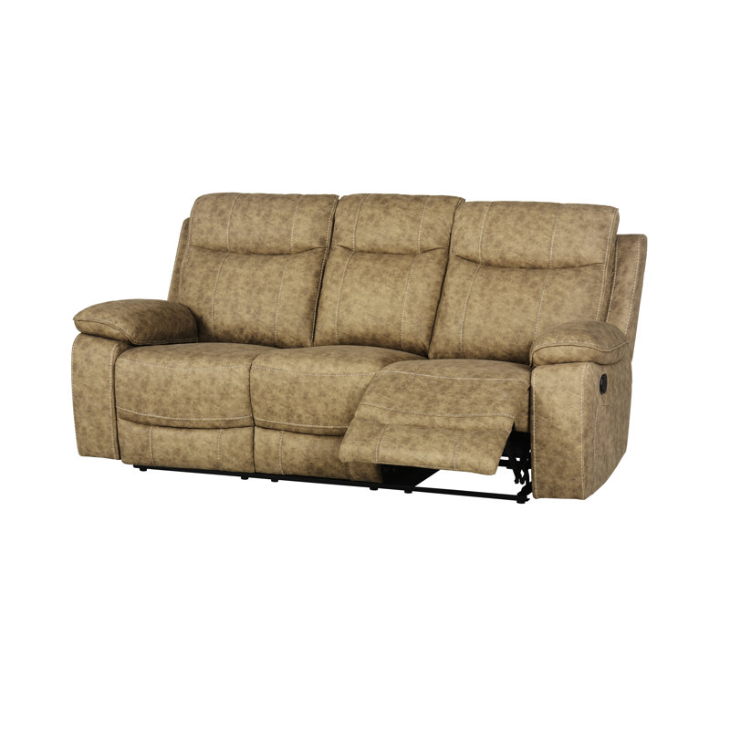 Serenity Lounge Reclining Sofa, Brun