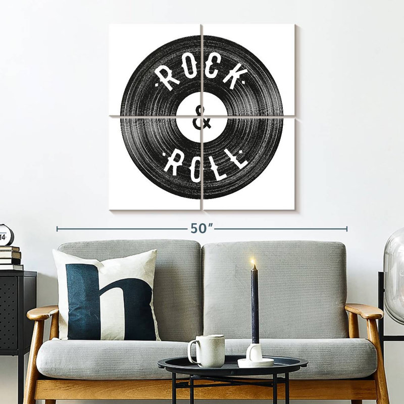 Rock N' Roll, 32" H x 32" W
