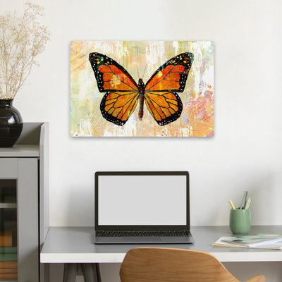 Monarch No 10  Contemporary Animals Butterflies Insects Art