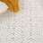 Manya Striped Handwoven Wool/Polyester Area Rug in White-2009086296
