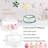 Cake Carrier with Collapsible Handle - White Cake Container and Holder with Lid