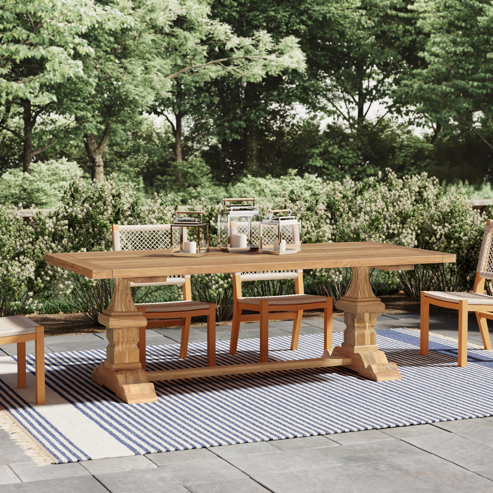 Kinzer Wooden Dining Table 