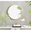 Mikell Round Metal Framed Wall Mounted Accent Mirror-63220755-63220756