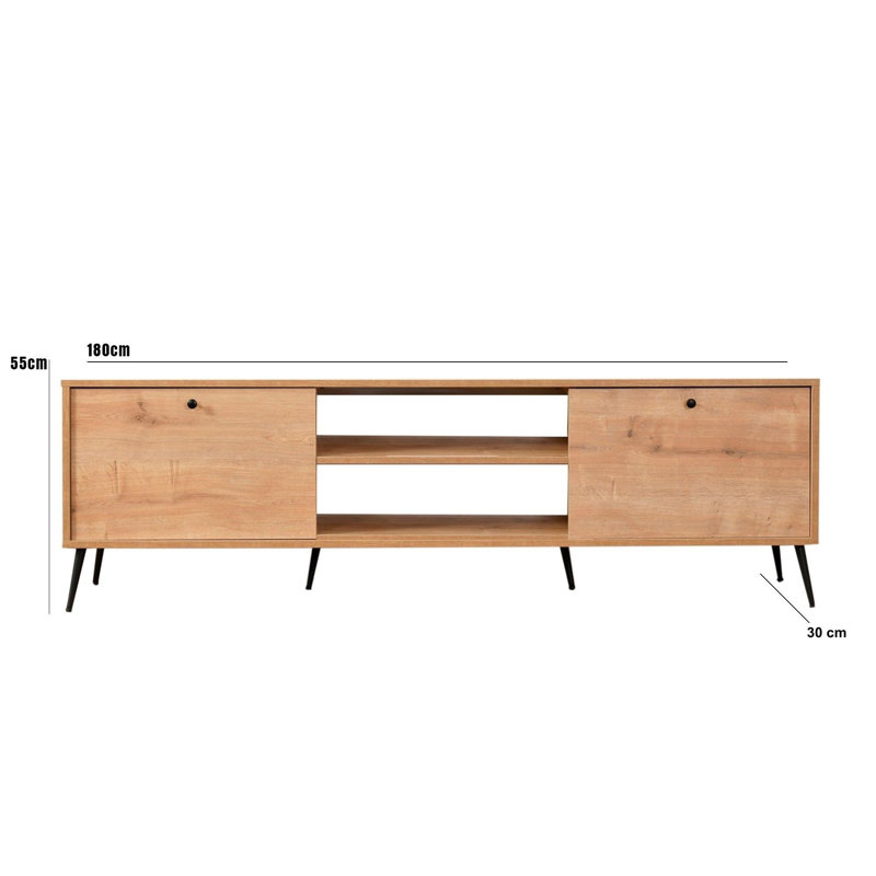 Keikei Unfinished TV Stand for TVs up to 60"