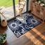 Tapis d'entrée lavable et antidérapant à motif floral-2083001190-2088826215