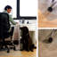 Polycarbonate Anti-Slip Rectangular Chair Mat for Hard Floors & Very Low Pile Carpets - Unomat-112230497