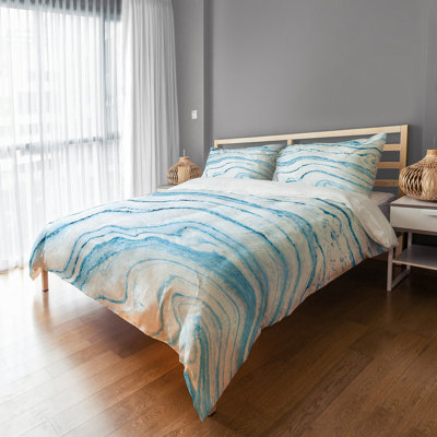  Housse de couette en marbre Palladium