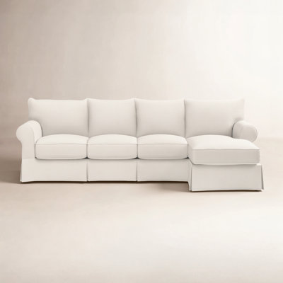 Amari Slipcovered Chaise Sectional
