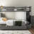 Convertible Bunk Bed With Extra Storage Capacity - Gray Twin Upper And Adjustable Bottom-1022174016-1022174018