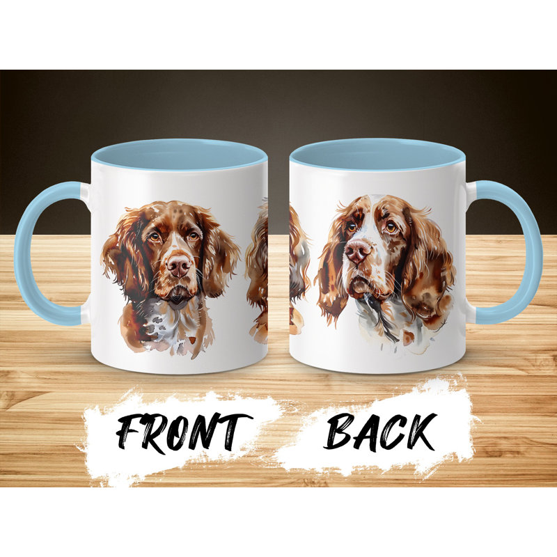 Ceramic Coffee Mug, 3, Light Blue