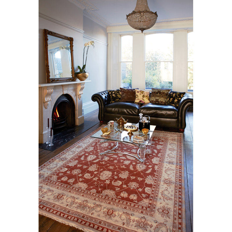 Ferrero Wool Red/Brown Rug, Rectangle 130 x 190cm