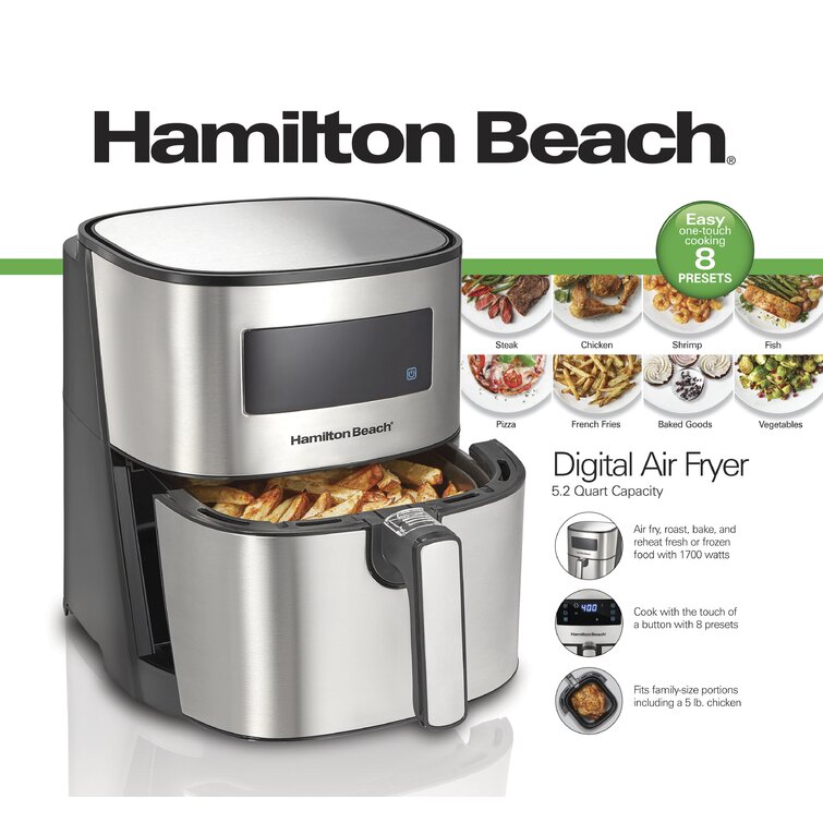 Hamilton Beach 2.5-Quart Sure-Crisp Air Fry Toaster Oven in
