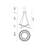 Ring 24-Inch Double Halo Integrated LED Chandelier Chrome Finish for dining rooms, living rooms, foyers, and large entryways.-73322948