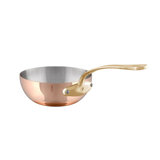 Mauviel M'200 B Copper Saute Pan With Brass Handle, 2.1-Qt