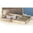  Arabella Leather Gray Wooden Handmade Cowhide Living Room Decor Tray with Slot Handles, Set of 2-1060400890