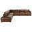 Gustav Leather Corner Sectional