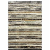 Kronos Cowhide Striped Area Rug