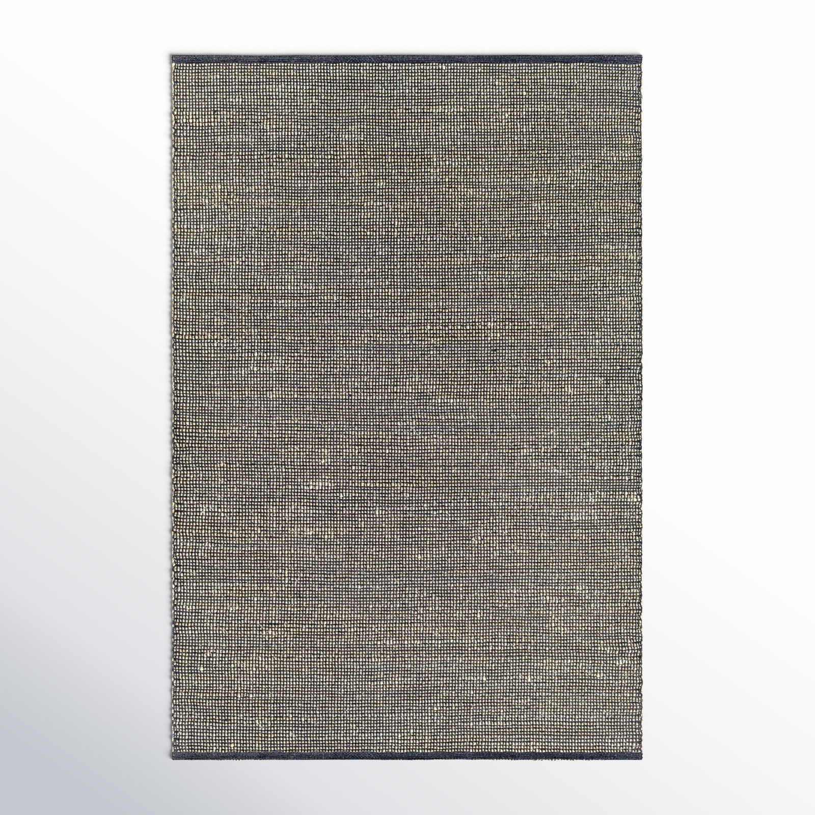 Inge Hand-Woven Checkered Jute Rug, Rectangle 2' x 3'