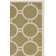 Arneshia Geometric Green/Beige Area Rug