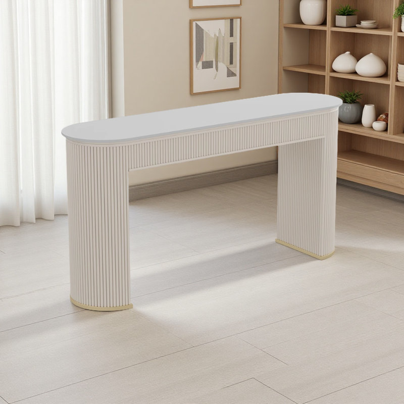 Hackman, Beige / Blanc, H 41,3 po x L 70,8 po x l 15,7 po