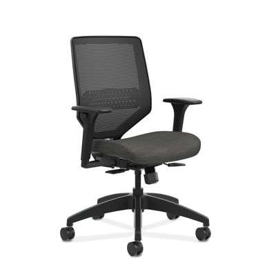HON Solve Mesh Ergonomic Office Chair, Black Frame, Black