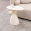 Table de bout Lucky Stone, table d'appoint en fibre de verre, table de coin minimaliste moderne, table basse avec décoration, pour le salon, la chambre à coucher, la chambre d'amis-886895878