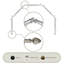 Tringle à rideaux simple réglable 0,81 po Allyssa-2069553184-2131503511