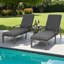 Chaise longue d'extérieur en aluminium Cheshire-966873892