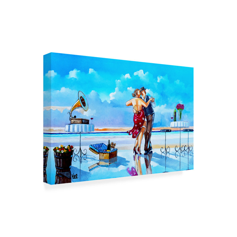 «Ronald West Sunset Lambada», art sur toile, H 12 po x l 19 po