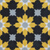 Ahfir 8" x 8" Cement Singular Wall & Floor Tile