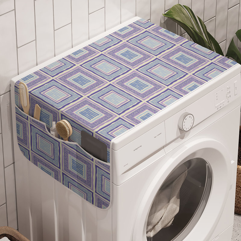 East Urban Home Abstract Washing Machine Organizer Pack of 2 47" x 18.5"