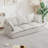 " modern deep seat 3-seater cloud sofa with 2 armrest pillows, chenille fabric, comfortable for living room-607434706