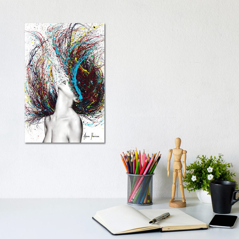 Excite 1 Piece Wall Art on Canvas, 20.32 cm H x 30.48 cm W, Wrapped Canvas