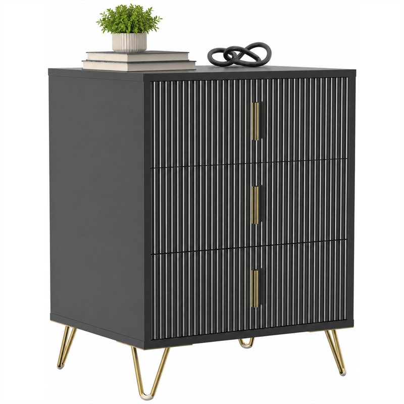50 cm W Chest of 3 Drawers